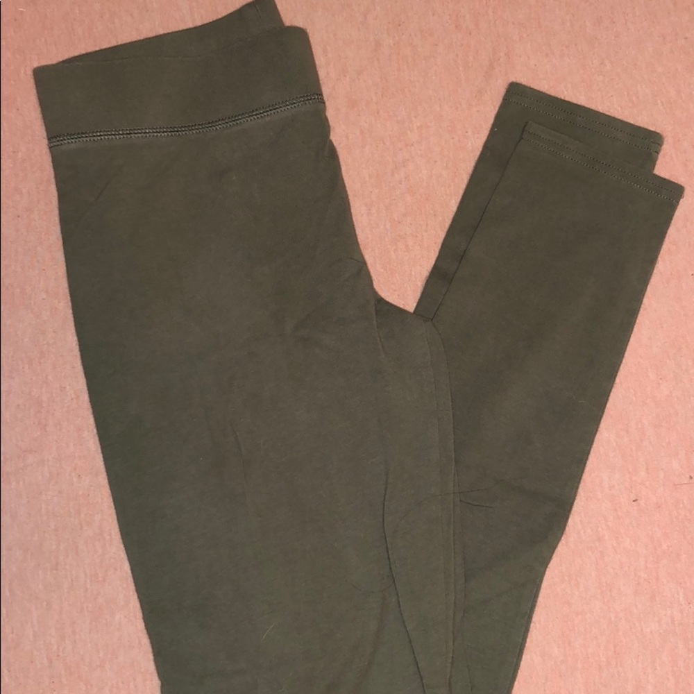 Size small Olive green Aerie chill leggings